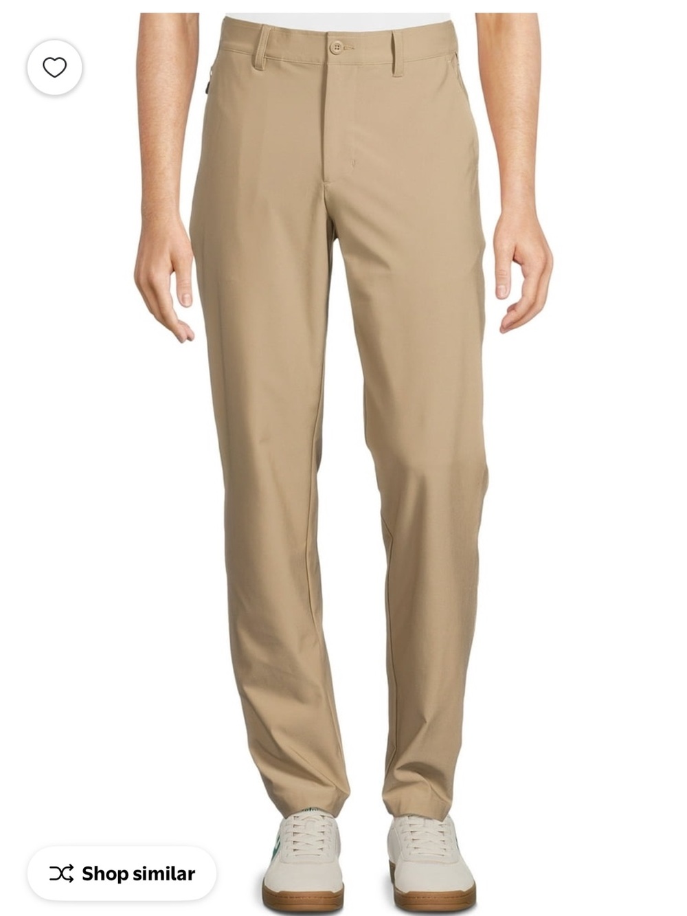 Men's Classic Straight Chino Pants in Khaki